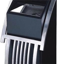 GPX-034不锈钢方管新概念烟灰桶座地垃圾桶厂家热销星级质量