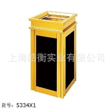【上海热销】宾馆垃圾桶酒店大堂座地烟灰桶钛金垃圾桶