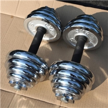 电镀哑铃健身哑铃白字电镀哑铃厂家直销