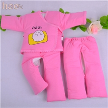 好崽仔婴童服装新款保暖纯棉宝宝棉袄三件套童装批发优质供应