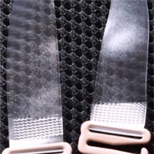 辅料批发文胸硅胶可拆式水晶透明肩带隐形调节肩带不粘皮肤