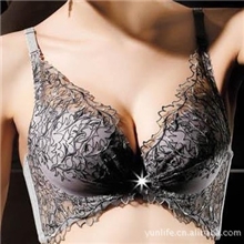 侧收内衣性感深V蝶形刺绣调整型文胸批发淘宝热卖3188代发货