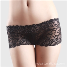 【VIP批发】性感情趣镂空半透明小平角内裤蕾丝女士内裤批发A95