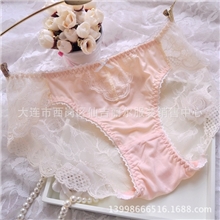 厂价直销日系透明网纱弹力蕾丝内裤性感可爱诱惑女士低腰内裤