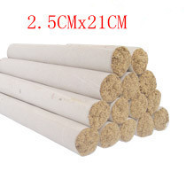 手工2.5cmX21cm真品蕲艾，优质自制艾条，蕲春纯艾条，纯艾绒