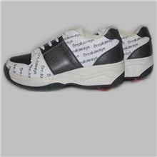 热卖新款手动款透气单轮暴走鞋842白灰印花相间轮滑鞋本厂家直销