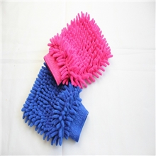 中国义乌小能手雪尼尔单面手套洗车手套手套清洁手套