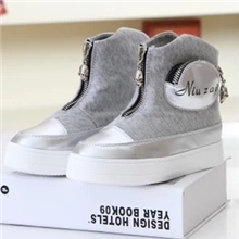 妞妞仔仔童鞋批发韩版时尚小包饰女童中童儿童鞋高帮单鞋潮