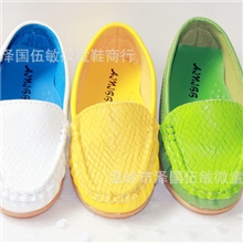 【中国好童鞋】男童秋款蛇纹童单鞋童鞋休闲豆豆鞋小白鞋韩版