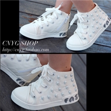 一件代发童鞋批发童单鞋儿童运动鞋帆布鞋中帮柳钉板鞋中大童鞋