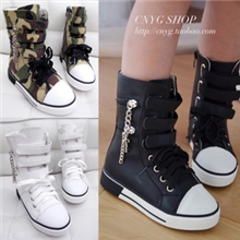 童鞋批发一件代发2013秋冬款女童高帮帆布鞋儿童中筒靴棉靴板鞋