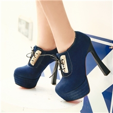 批发新款2013最新欧美明星最爱时尚小尖头前系带女单鞋JXLH128-1