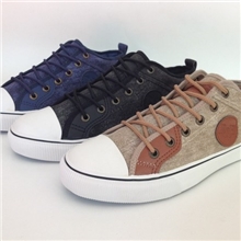 功爵N8805秋款韩版潮流硫化牛仔布中邦休闲男帆布鞋