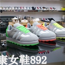 2013秋款金宏康892真皮拼色时尚松糕底休闲女鞋892