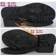 【专业鞋底厂家直供】批发女式TPR黑色休闲凉鞋底女单靴鞋底0231