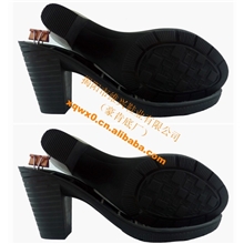 【专业鞋底生产】供应批发高档TPU高跟粗跟休闲鞋底内销鞋底9159