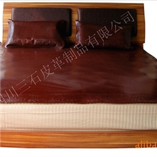 批发天然头层水牛皮凉席牛皮席1.8米钻石级硬席框花