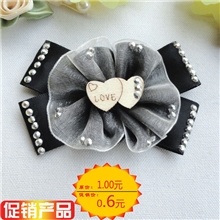 多色混批特价优质木桃心缎带鞋花