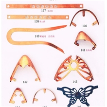 专业生产各种冲压件.鞋尖,鞋跟等布花金属件