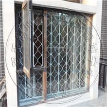 坤宁牌落地折叠隐形防盗窗，独特上承重，推拉灵活不变、形不倾斜