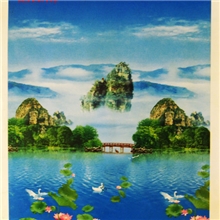 厂家直销高品质窗帘卷画卷帘系列产品1