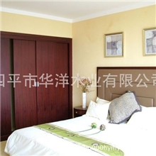 厂家专业生产实木复合家具环保油漆高级皮革软包床屏床身