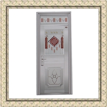 禧龙门BGM-903白钢手工不锈钢防盗门现货模压拼接304#不锈钢