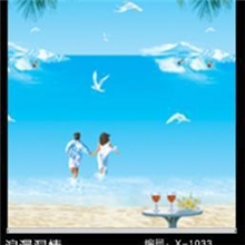 供应：窗帘/家用卷帘/风景窗帘/成品窗帘/零售《浪漫温情》