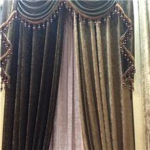 高档双面纯色雪尼尔窗帘工程布料平板素色多颜色可零剪