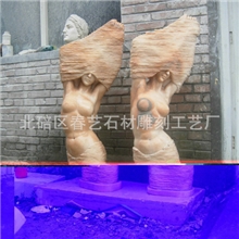 石雕厂现货供应人物石雕石雕刻字石雕小件