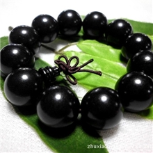 热销黑檀檀木印尼黑檀佛珠黑檀佛珠批发檀香木手链20mm