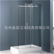 杭州卫浴工厂生产批发优质120*80CM简易淋浴房(HG-8672)