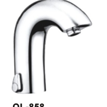 批发供应潜龙QL-858自动感应水龙头冷热调节感应龙头紫外线感应