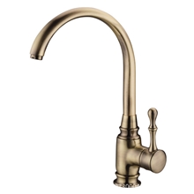 AZOS全铜厨房龙头BA03仿古铜菜盆龙头仿古水槽龙头冷热水龙头