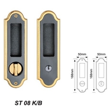 厂家直销170实木门移门锁、工程浴室门锁卫生间移门锁ST08