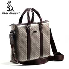 袋鼠男包正品男士商务包手提包韩版英伦公文包电脑包包