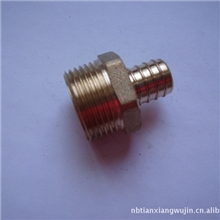 供应扩口挤压式黄铜管件，PEX-B扩口挤压式外牙直接