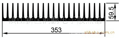 〖厂家直供〗散热片|铝型材散热片深度精加工