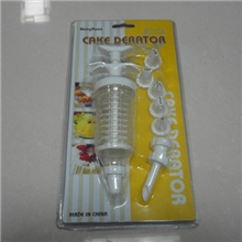 8嘴塑料奶油挤花器裱花枪曲奇裱花嘴DIY蛋糕模具烘焙工具