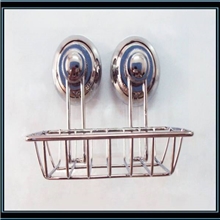 专业供应带电镀吸盘的浴室肥皂盒，使用方便，设计新颖