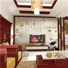 【彤馨建材】柔和交换空间家和背景墙立体墙饰简约大方