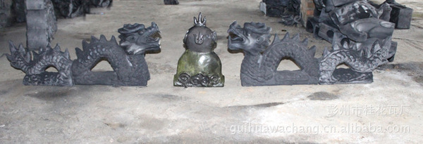 青筒瓦青砖筒瓦小青瓦仿古墙面砖城墙砖古建瓦欢迎订做