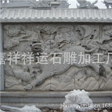 祥运石雕生产加工浮雕壁画，雕工精细