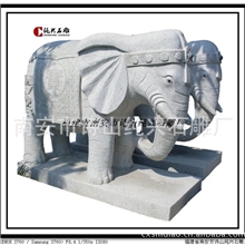 （纯兴石雕厂）供应精品石雕大象镇厂之宝