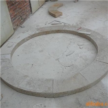 供应石村G382黄锈石异形线条花岗岩