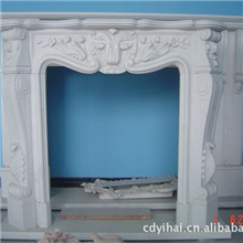 厂家定做大理石壁炉、花盆、喷泉、罗马柱