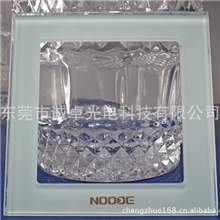 墙壁开关玻璃面板价格如何？专业触摸面板玻璃供应商