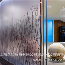 兰伯特水晶透光板隔断电视墙玄关门头标牌幕墙移动门酒店会所