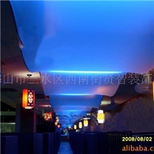 直销软膜天花蓝色透光膜咖啡管吊顶装饰装修材料