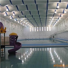 厂价直销软膜天花光面膜白色蓝色泳池波浪型装饰装修吊顶材料